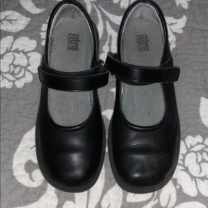Girls School Uniform Black Leather Shoes